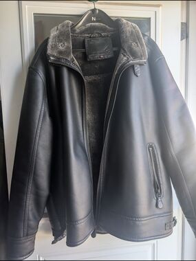 Point Zero Leather Coat